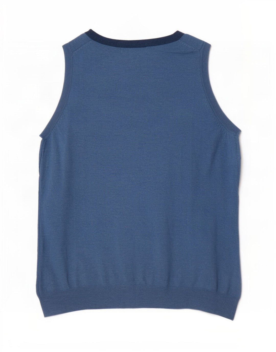 Tank top damski Boden z kamizelką UK 10, mały, niebieski, bawełniany