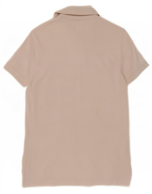 Męska koszulka polo Slim Fit Tommy Hilfiger XS, biała bawełna