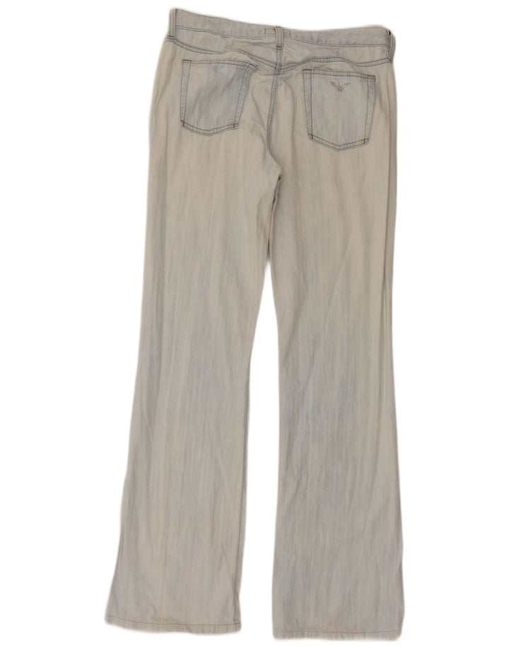 Damskie jeansy Bootcut ARMANI W29 L32 Niebieskie