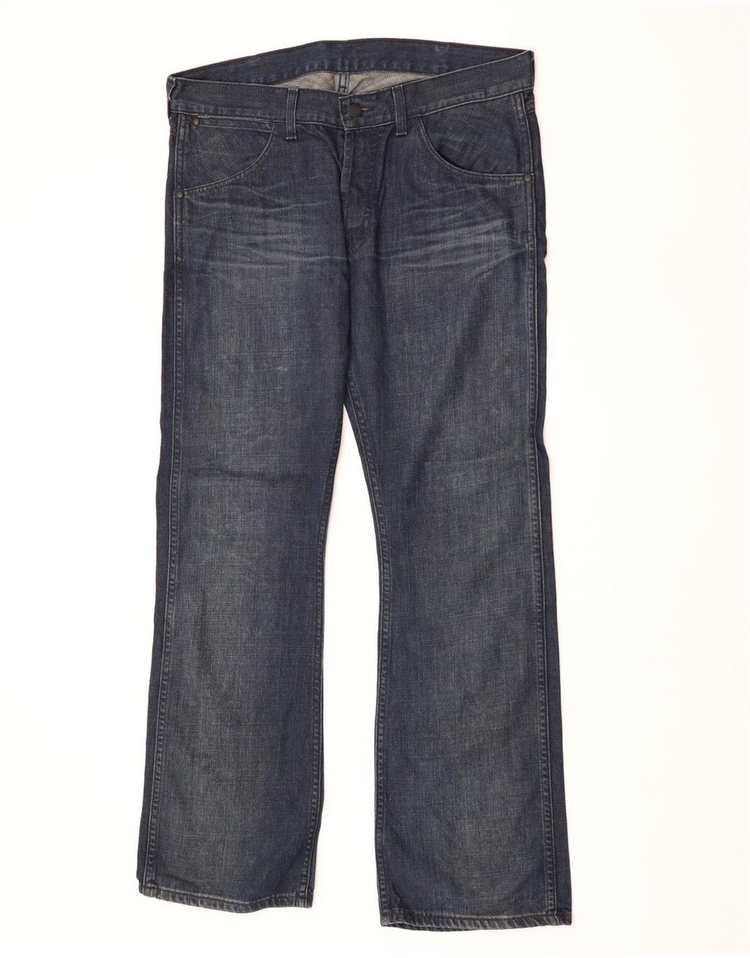 Damskie jeansy Bootcut Wrangler W34 L32 Niebieskie, bawełniane