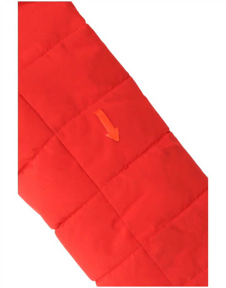 Damska wyściełana kurtka oversize z kapturem Superdry UK 10, mała, czerwona, z poliestru