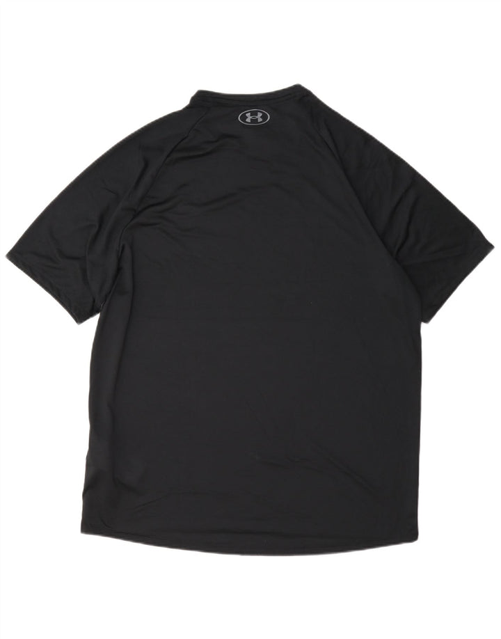 Under Armour Męski T-shirt Top Duży Czarny Poliester