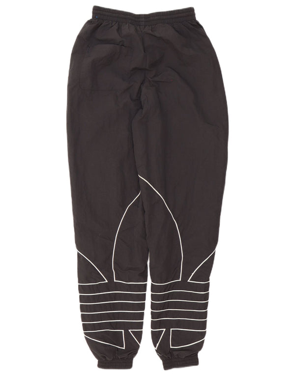 Damskie spodnie dresowe Adidas z grafiką Joggers UK 6 Mały czarny poliester