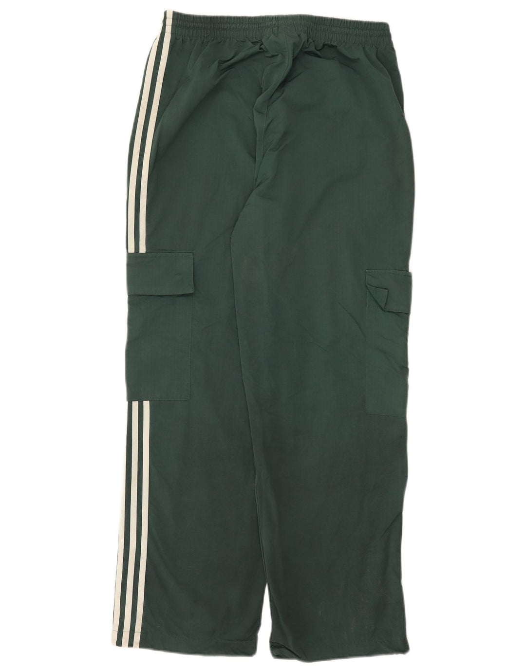 Męskie spodnie dresowe Adidas Cargo, średni zielony poliamid