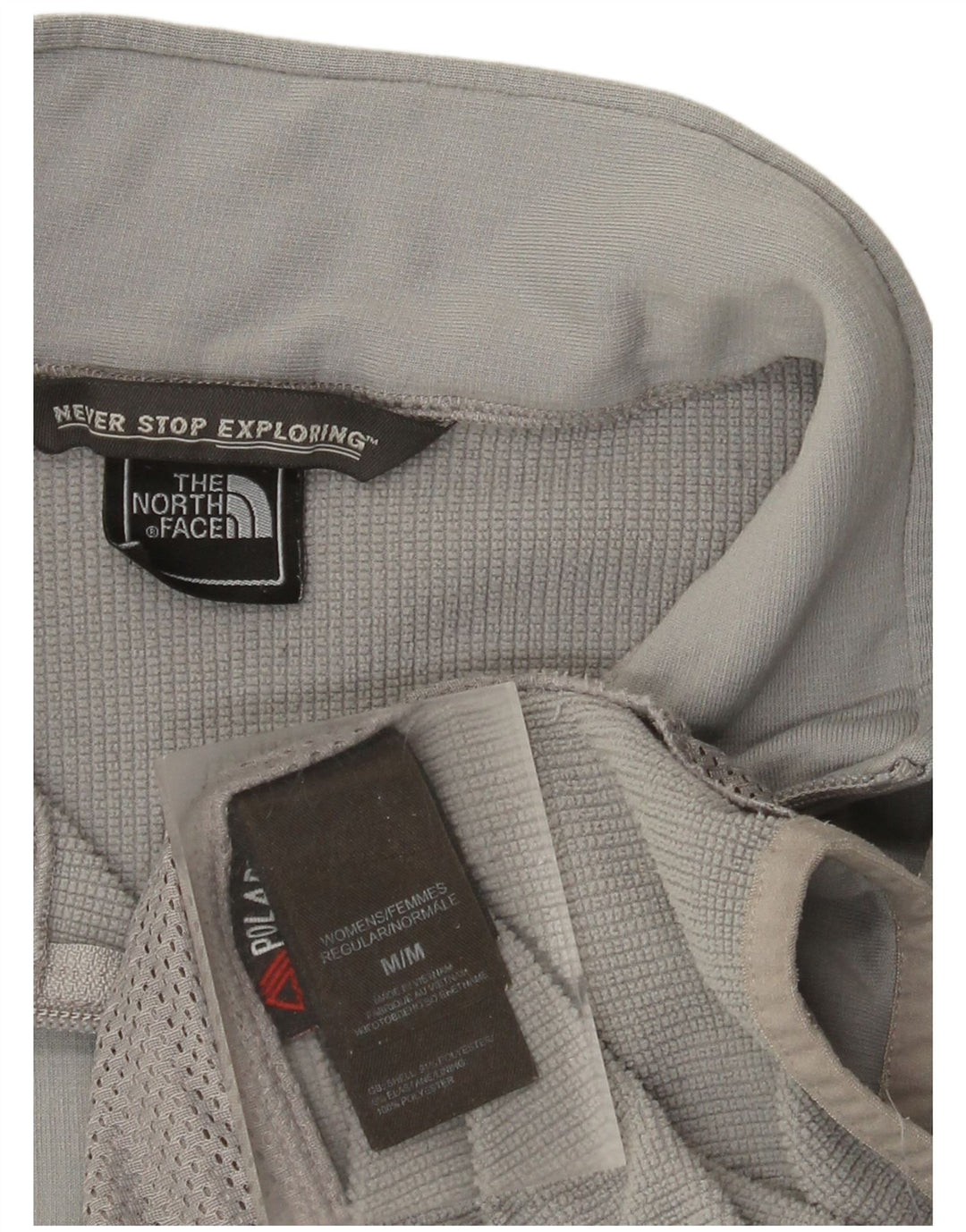 Damska kurtka dresowa The North Face UK 14, średnioszara, poliestrowa