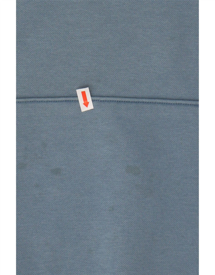 PUMA Mens Hoodie Jumper 2XL Blue Cotton