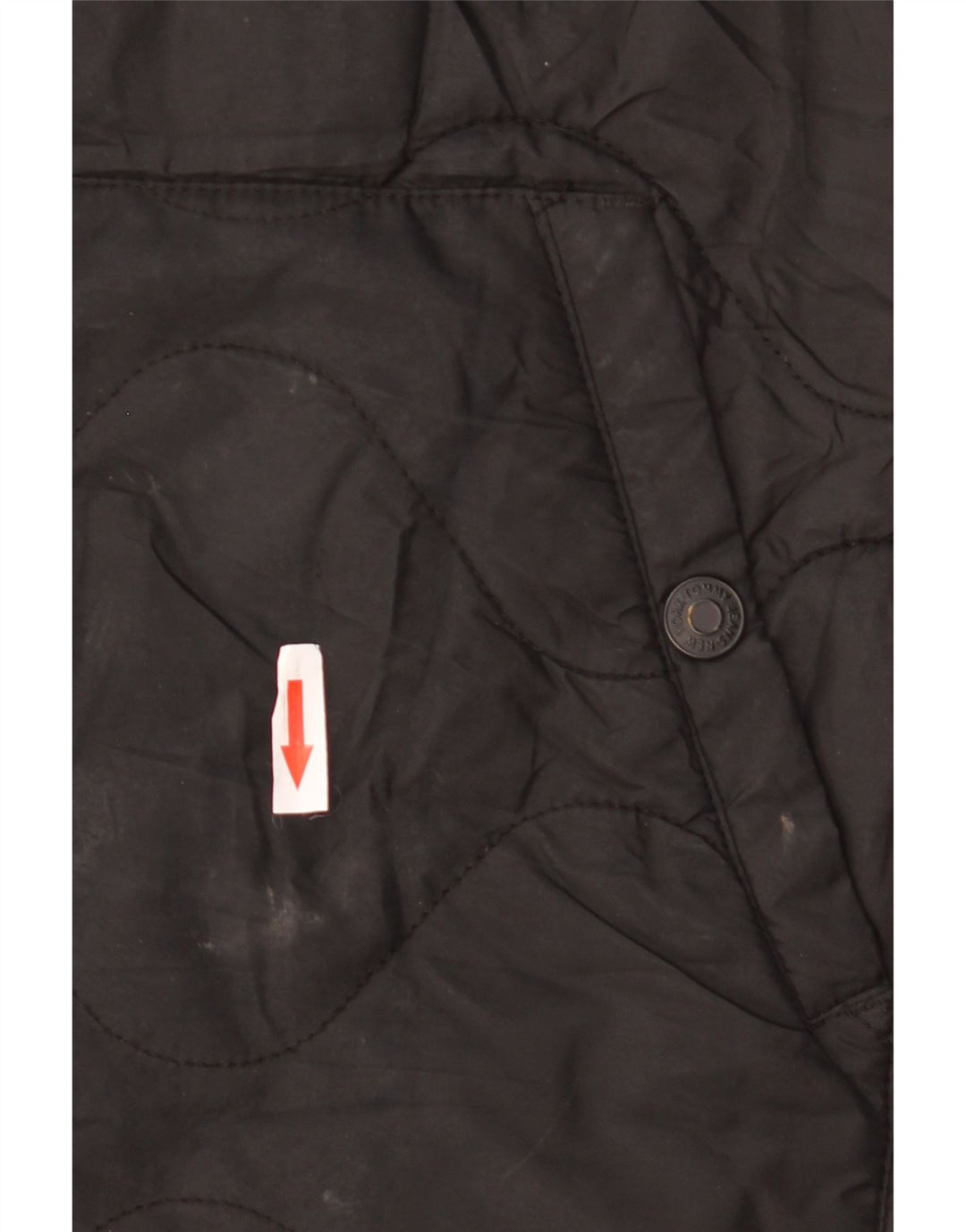 Damski płaszcz oversize Tommy Hilfiger z podszewką UK 10, mały, czarny poliester