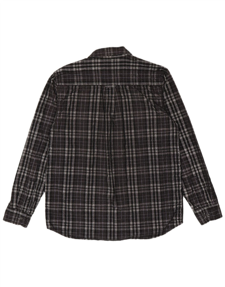 Męska koszula flanelowa Rip Curl, duża, czarna, bawełniana w kratę