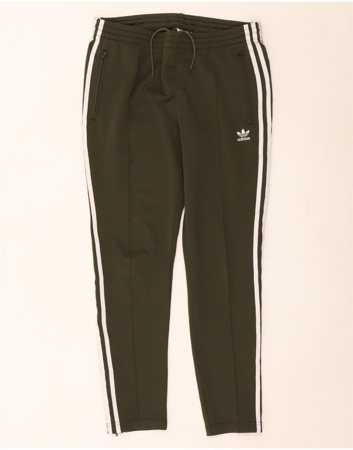 Damskie spodnie dresowe Adidas UK 14, duże, zielone