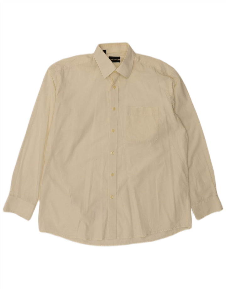 Koszula męska PIERRE CARDIN, rozmiar 42 16 1/2, duża, bawełniana w kolorze złamanej bieli