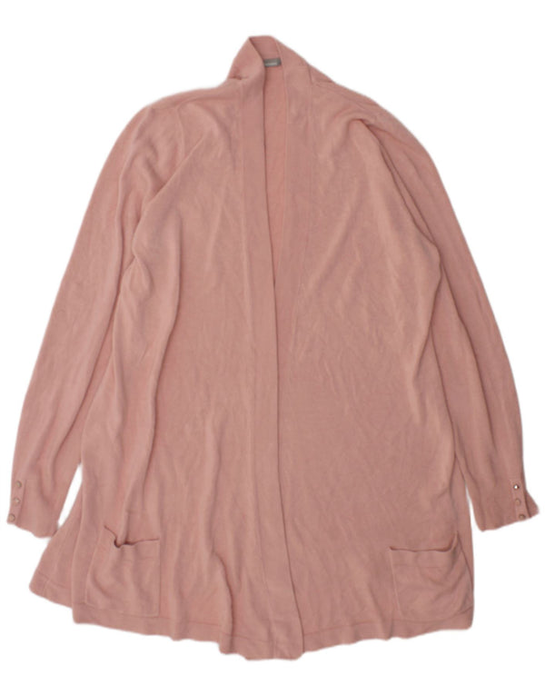 Marks & Spencer Damski długi sweter rozpinany UK 22 3XL Różowy