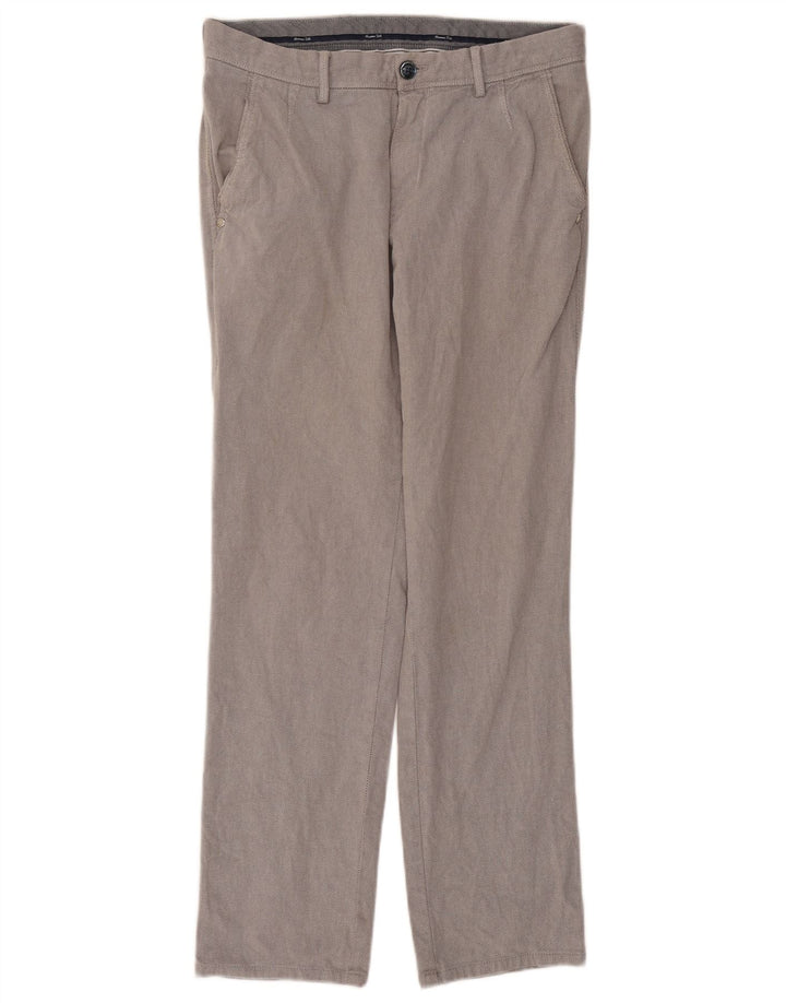Spodnie Chino Massimo Dutti Męskie EU 38 Small W30 L29 Szare Argyle/Diament