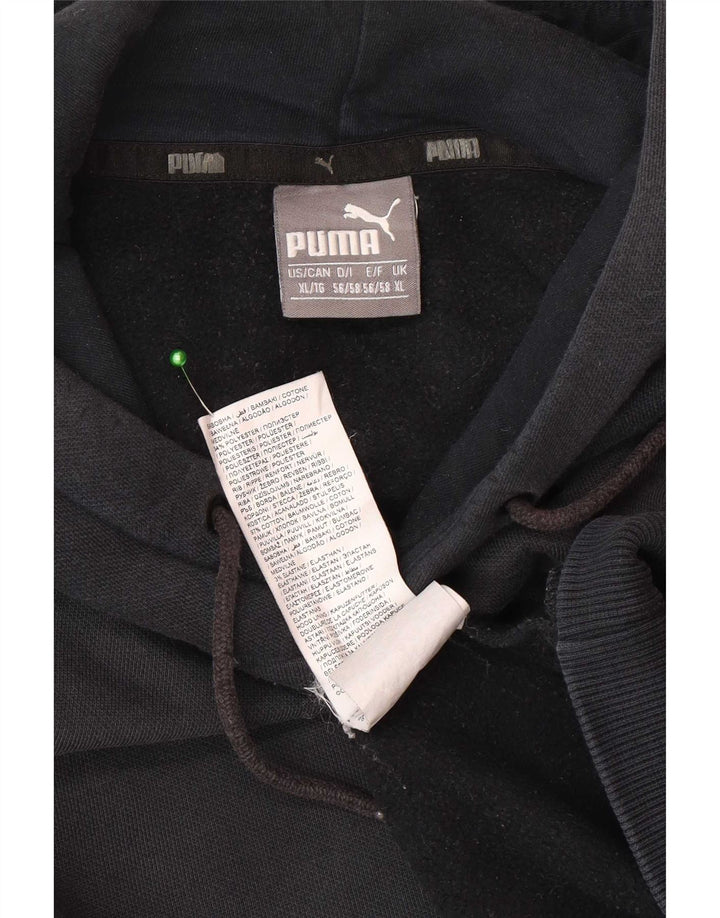 Męska bluza z kapturem Puma XL, czarna, bawełniana