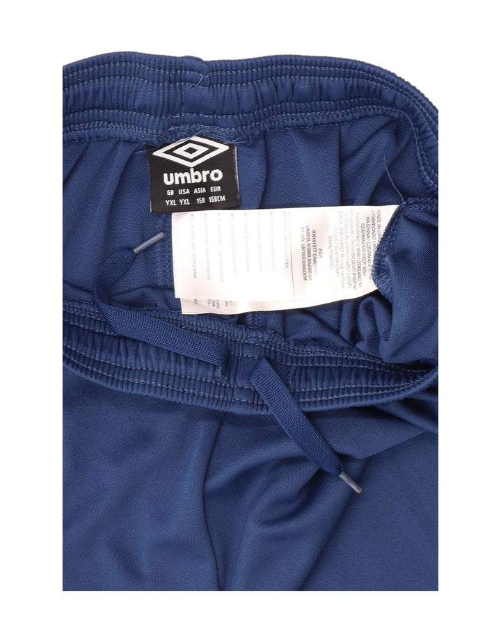 UMBRO Boys Sport Shorts 12-13 Years XL  Navy Blue Polyester