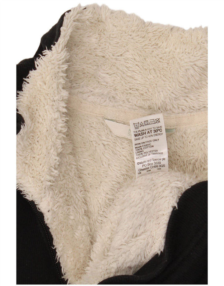 Kurtka dresowa damska Marks & Spencer Sherpa UK 14, duża, czarna