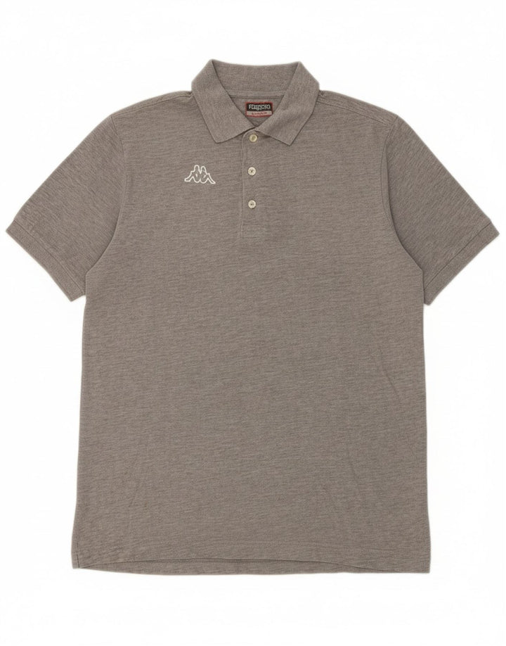 KAPPA Mens Polo Shirt XL Grey Vintage Kappa and Second-Hand Kappa from Messina Hembry 