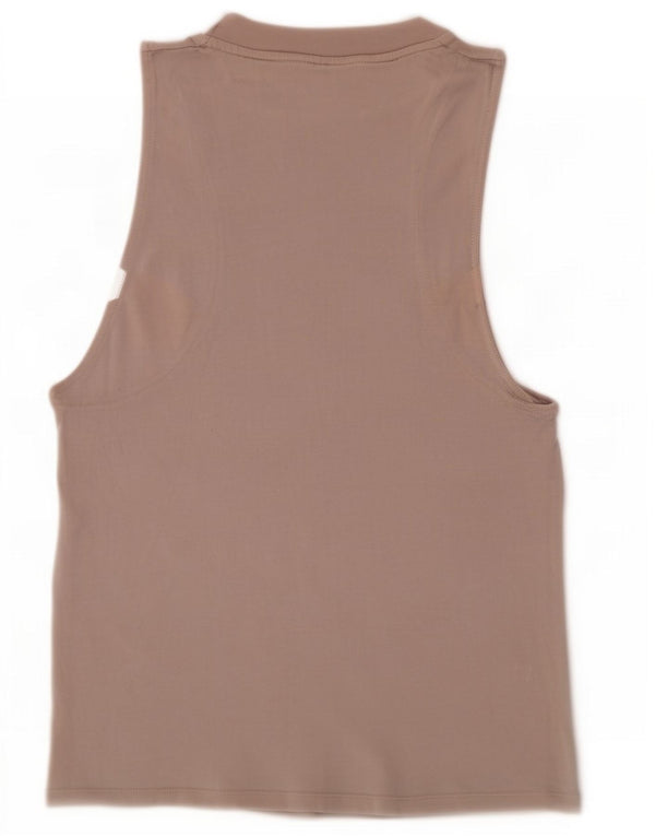 Damska kamizelka Adidas Graphic Top UK 6 XS Beżowa bawełna