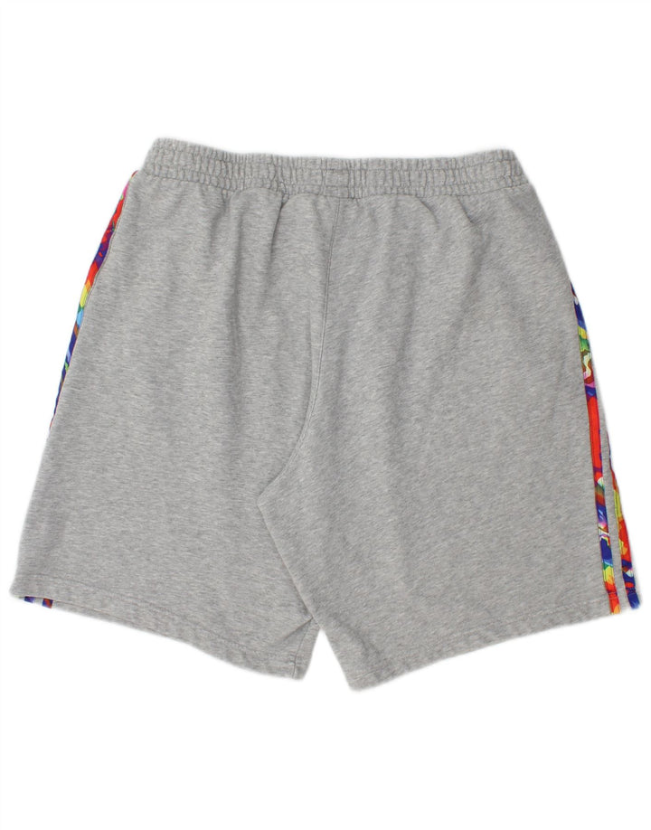 Męskie spodenki sportowe Adidas XL, szare, nakrapiane, bawełniane