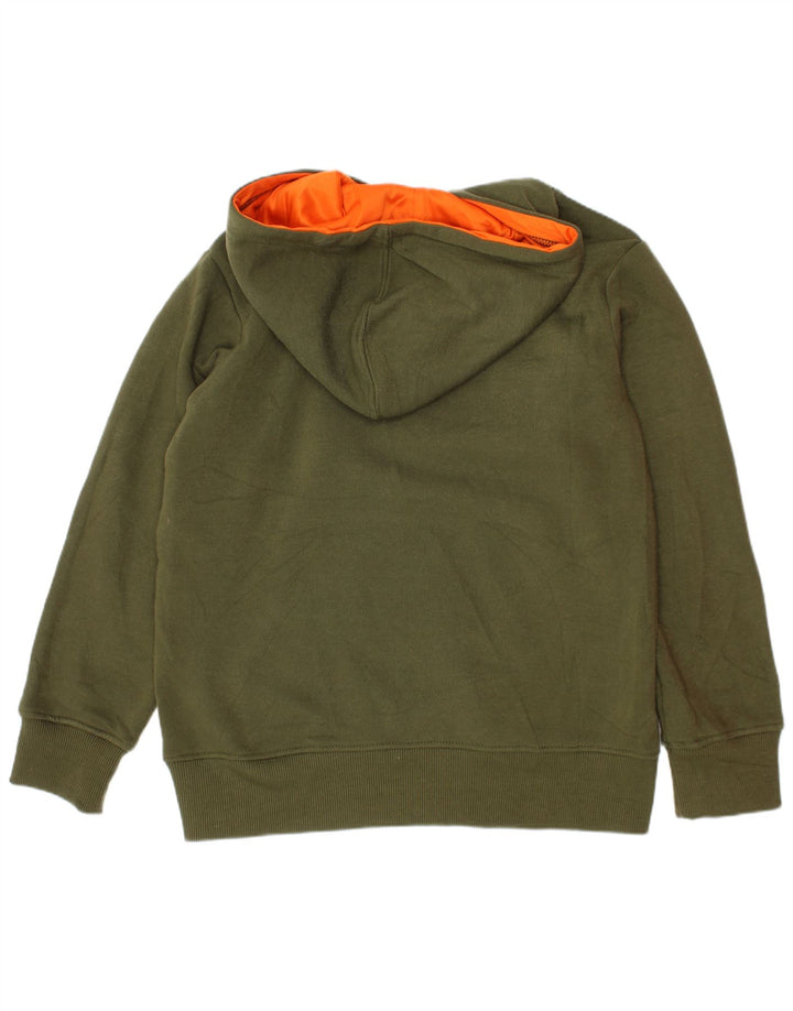 Chłopięcy sweter z kapturem Russell Athletic z grafiką, 7-8 lat, mały, khaki, poliester