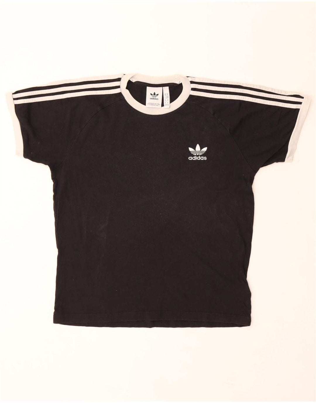 T-shirt męski ADIDAS Top, średni czarny, bawełniany
