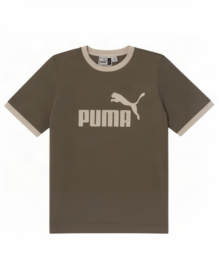 Męski T-shirt z grafiką Puma, mały, szary