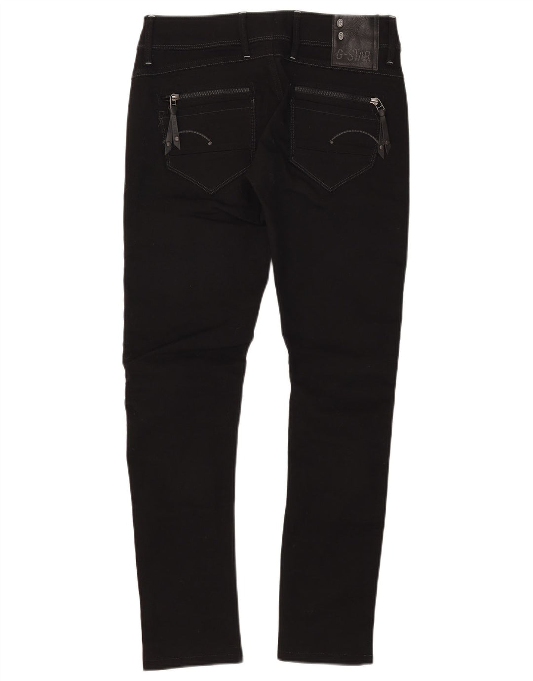 Damskie jeansy skinny G-Star 3301 W28 L29 Czarny poliester