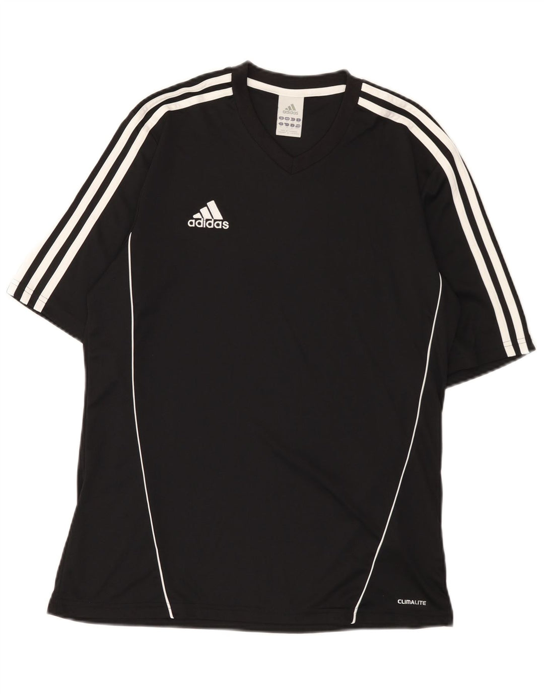 Męska koszulka Adidas Climalite Top, średni czarny poliester