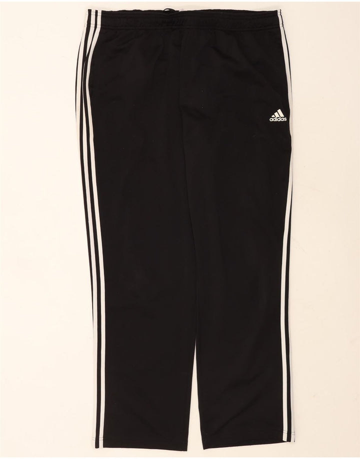 Męskie spodnie dresowe Adidas 2XL, czarny poliester