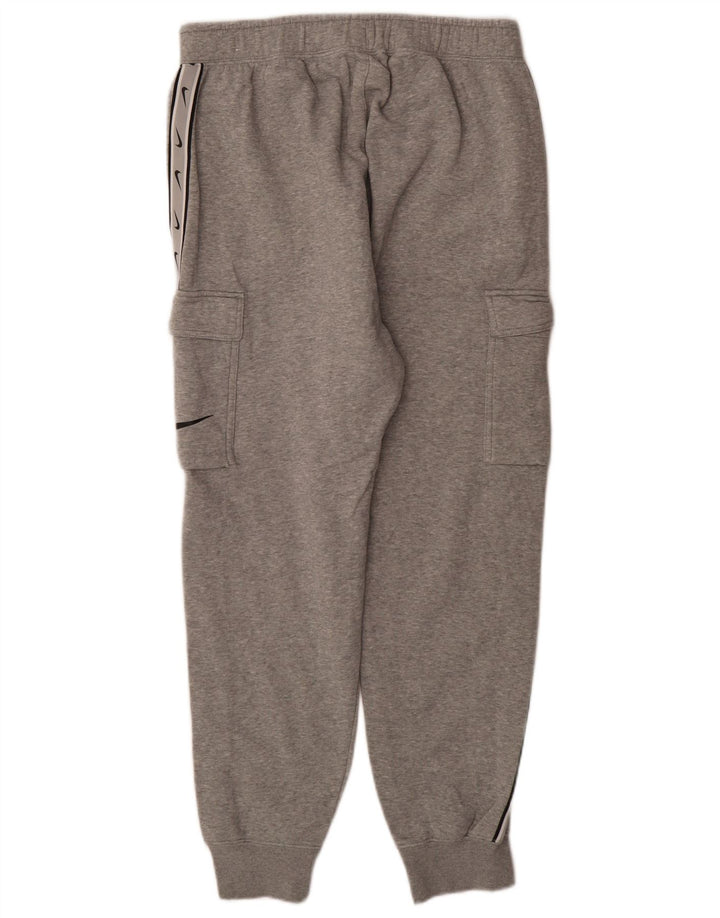 Męskie spodnie dresowe Nike Graphic Cargo Joggers, średnioszare, nakrapiane