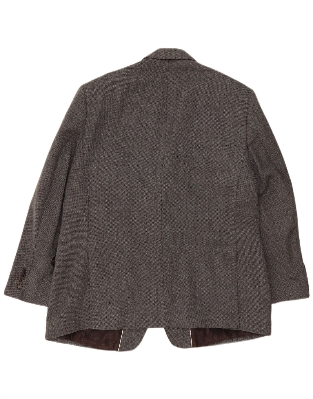 Marks & Spencer Męska marynarka z autografem, zapinana na 2 guziki, UK 46 XL, szara wełna