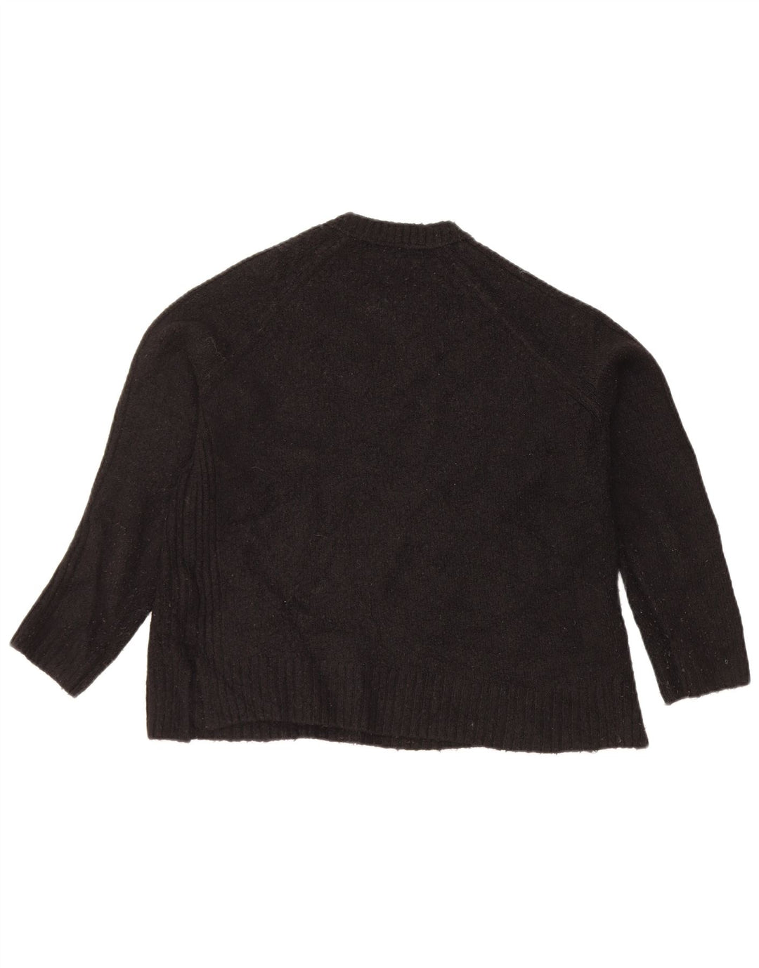 Marks & Spencer Damski sweter z okrągłym dekoltem, UK 14, średni czarny