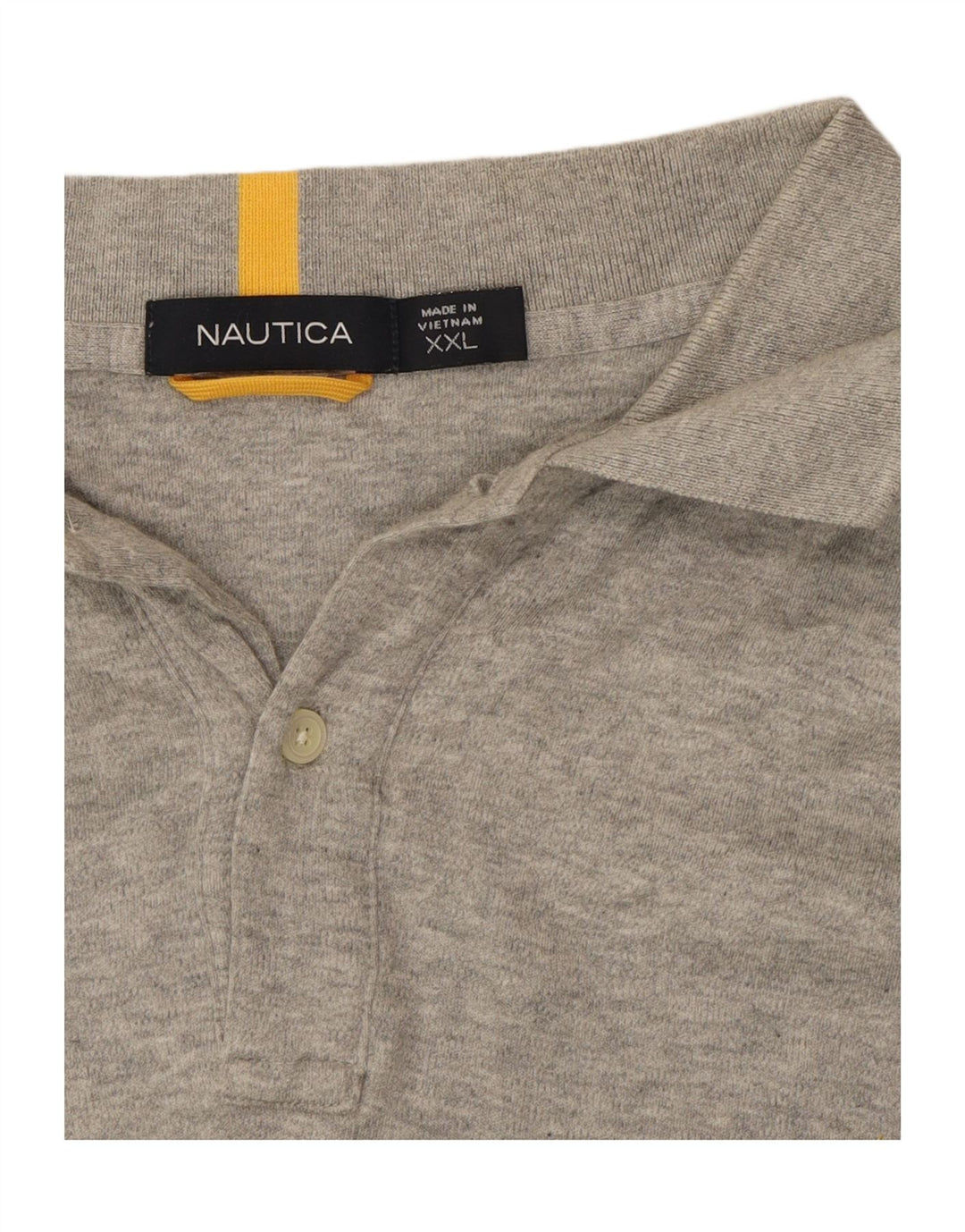 NAUTICA Mens Polo Shirt 2XL Grey Vintage Nautica and Second-Hand Nautica from Messina Hembry 