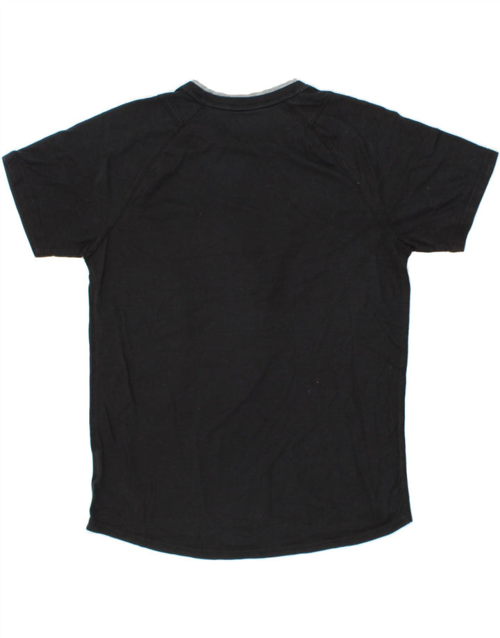 PUMA Mens T-Shirt Top Medium Black Polyester Vintage Puma and Second-Hand Puma from Messina Hembry 