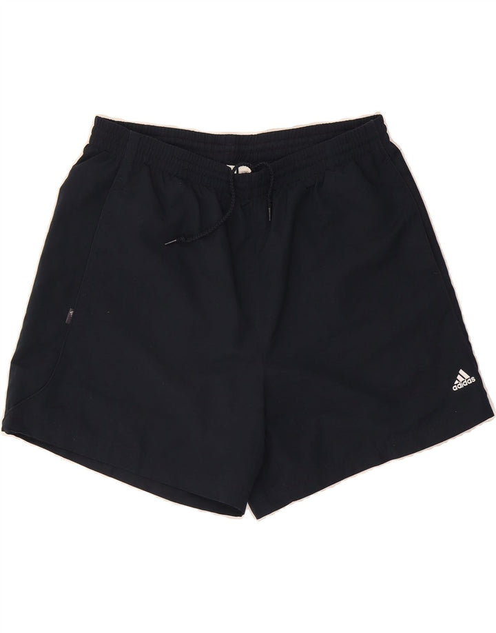 ADIDAS Mens Sport Shorts XL Navy Blue Polyester Vintage Adidas and Second-Hand Adidas from Messina Hembry 