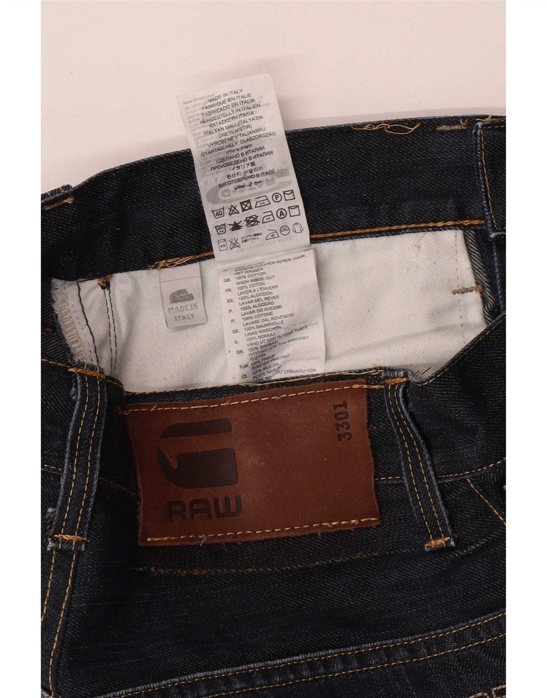 Damskie jeansy Bootcut G-Star W26 L32 Niebieskie bawełniane