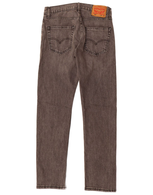 Męskie jeansy Levi's 502 Tapered W29 L32 Szara bawełna