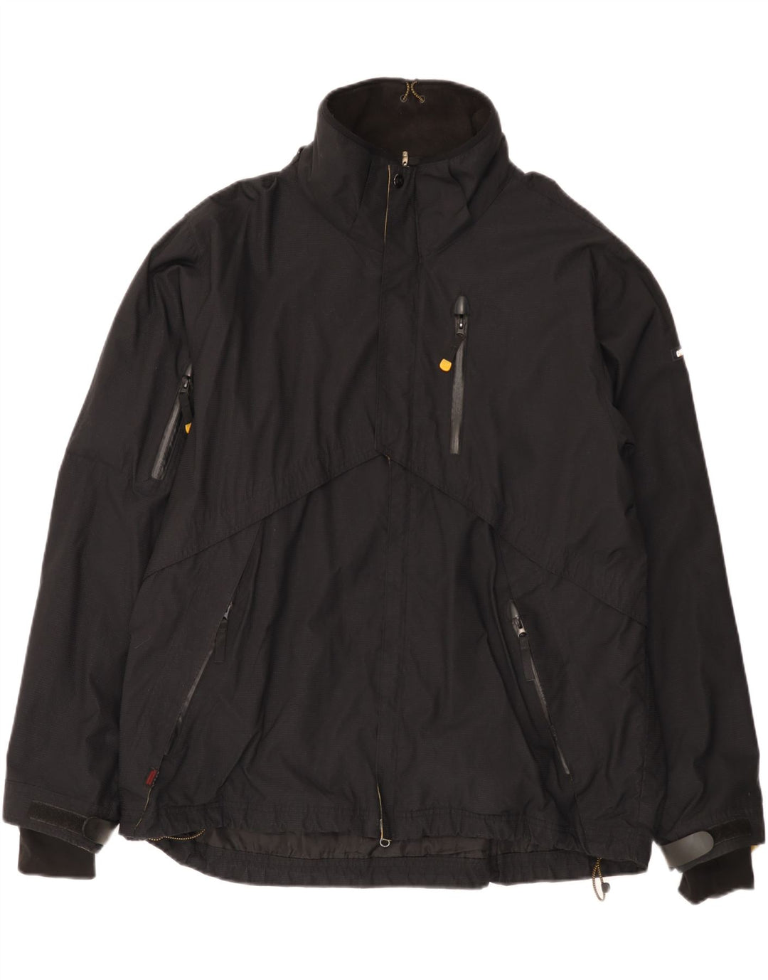 Męska kurtka przeciwdeszczowa CAT UK 44 2XL Czarny nylon