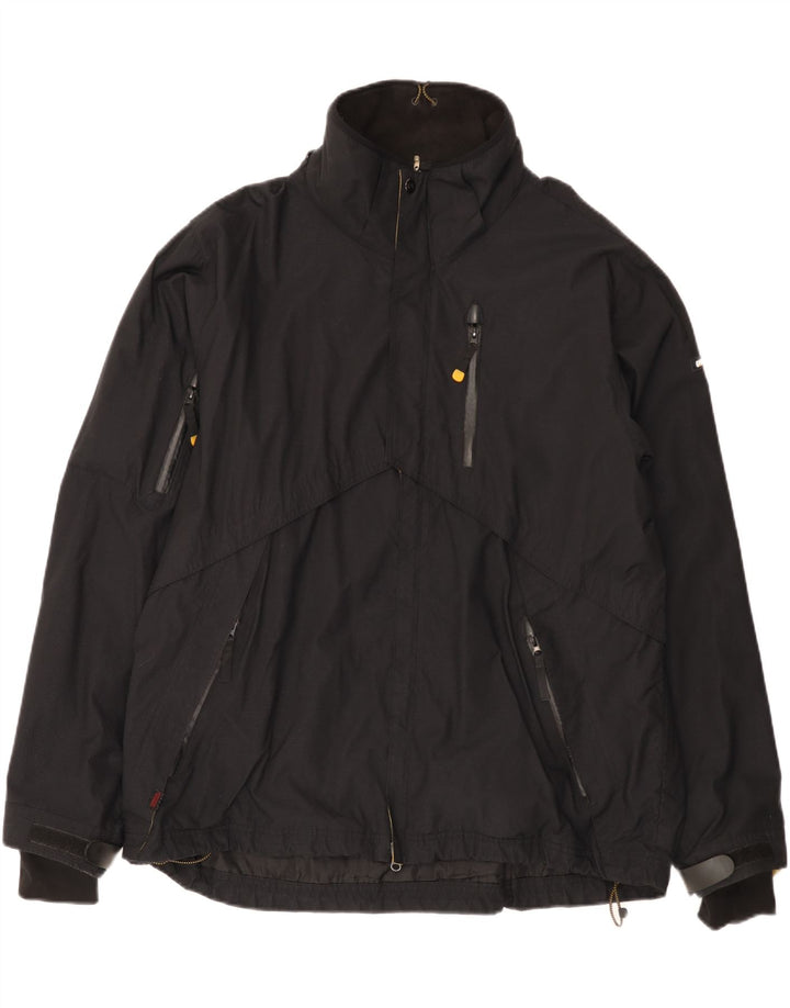 Męska kurtka przeciwdeszczowa CAT UK 44 2XL Czarny nylon