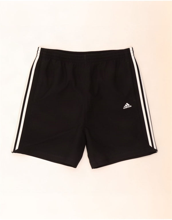 Męskie spodenki sportowe Adidas Climalite, duże, czarne, poliestrowe