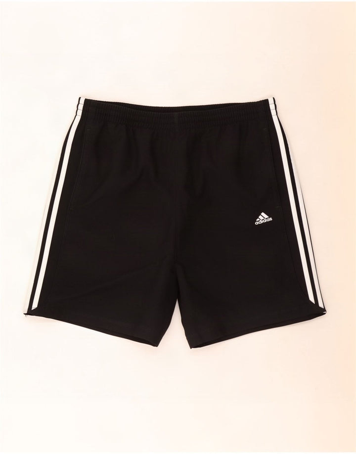 Męskie spodenki sportowe Adidas Climalite, duże, czarne, poliestrowe