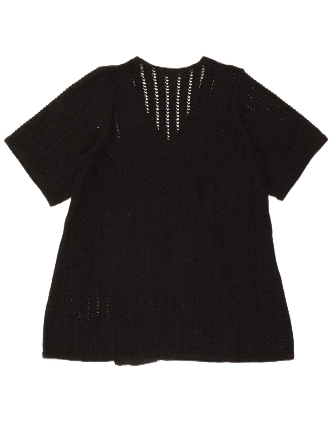Damska bluzka oversize Zara Top UK 10, mały, czarny poliester