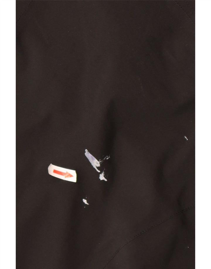 Damska kurtka przeciwdeszczowa Sprayway z kapturem, oversize UK 10, mała, czarna, poliester