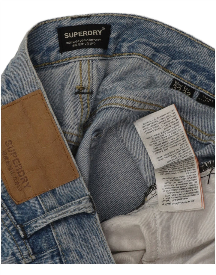 Męskie jeansy Superdry Conor W32 L30 Niebieskie, bawełniane