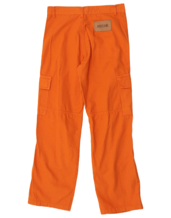 Spodnie dziewczęce Moschino Cargo Cargo 8-9 lat W24 L24 Pomarańczowa bawełna