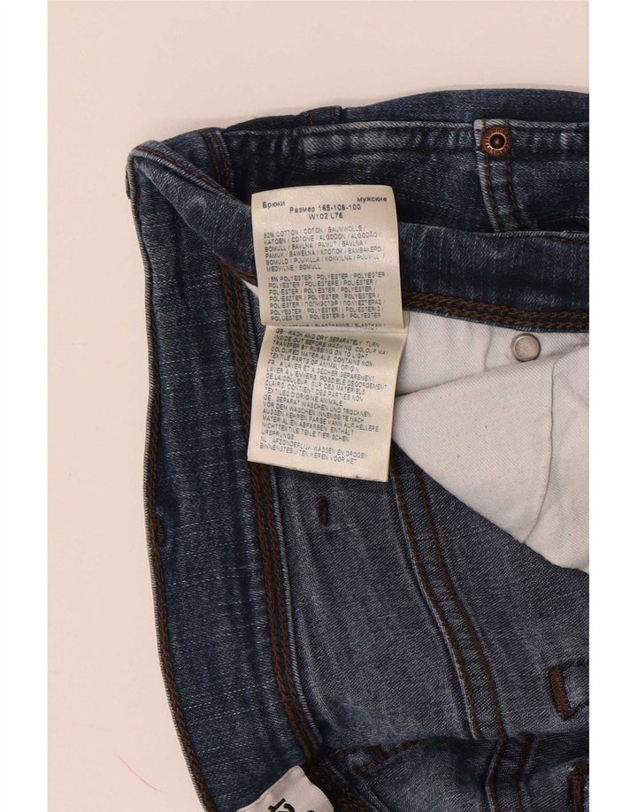 Męskie jeansy Wrangler Texas Straight W40 L30 Niebieskie bawełniane