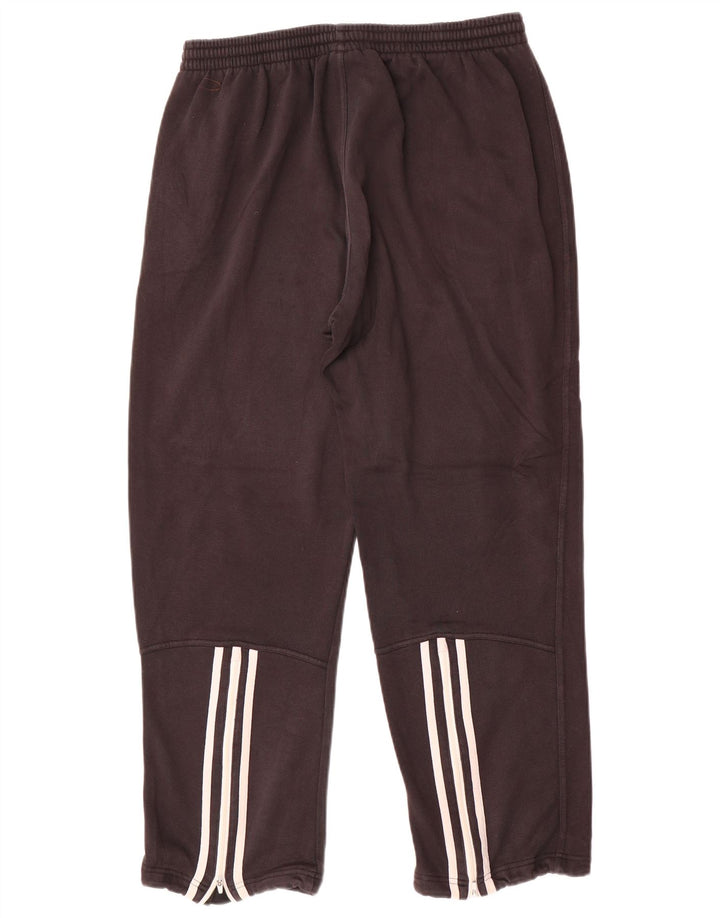 Męskie spodnie dresowe Adidas, średnie czarne, bawełniane