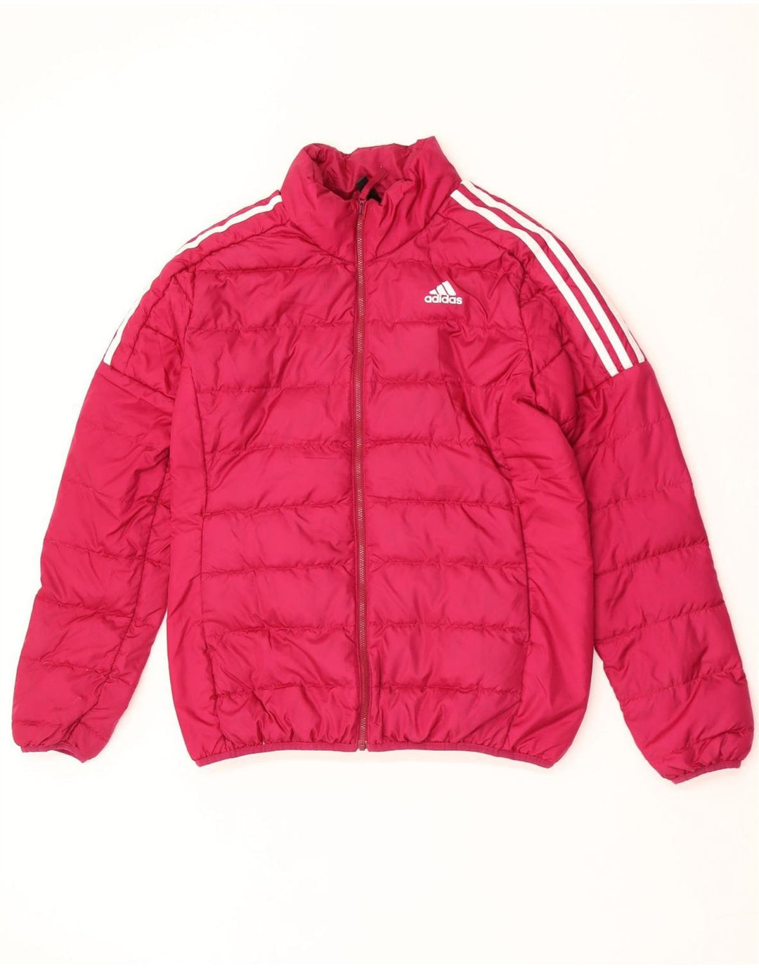 Damska ocieplana kurtka Adidas UK 16/18, duży, różowy poliester