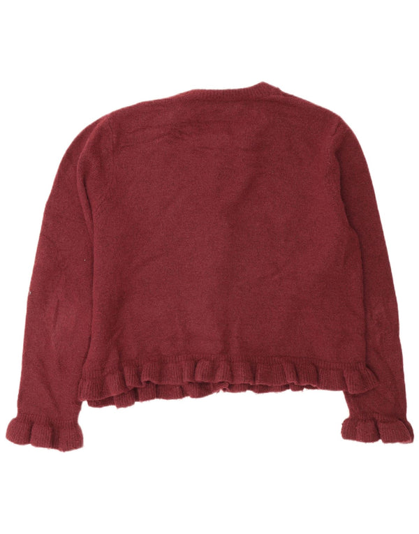 Sweter damski Zara Cardigan UK 18 XL, bordowy