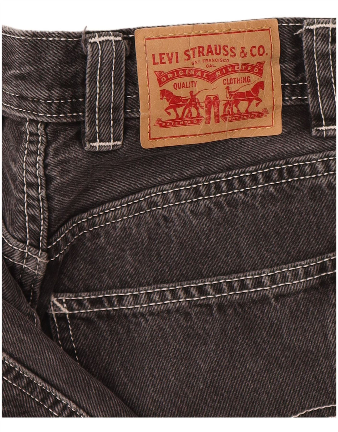 Damskie dżinsy Levi's Cargo Tapered W25 L26 Szara bawełna