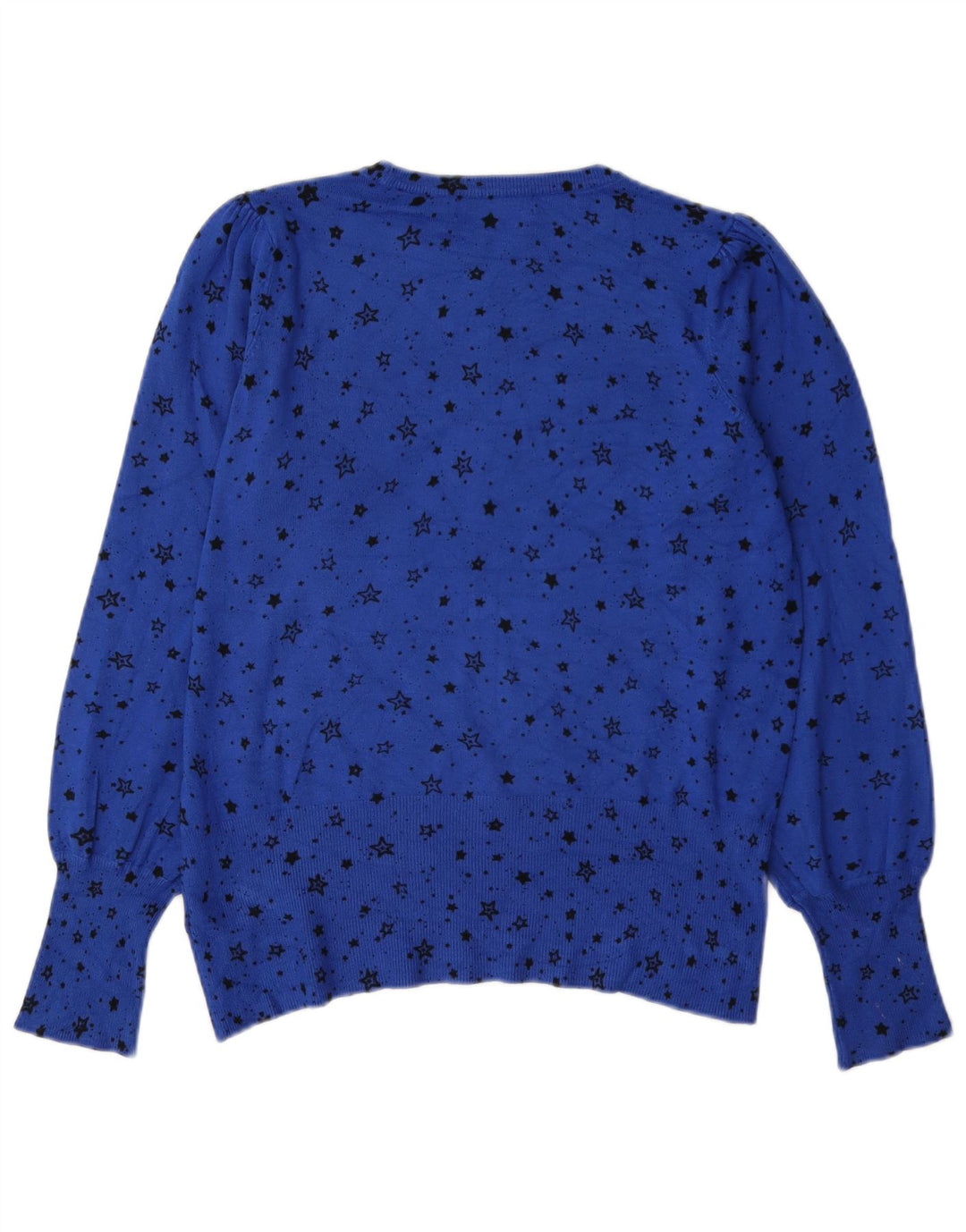 Marks & Spencer Damski sweter z dekoltem w łódkę, UK 14, średni niebieski